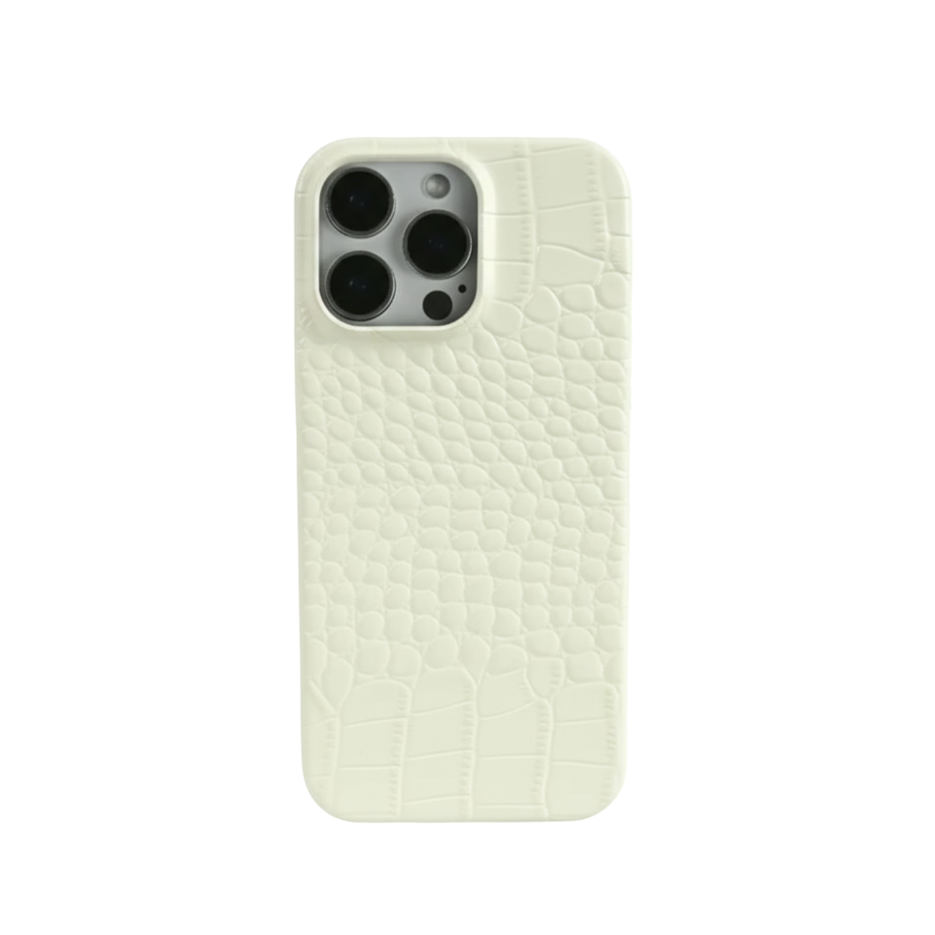 The Crocodile Classic Case - White